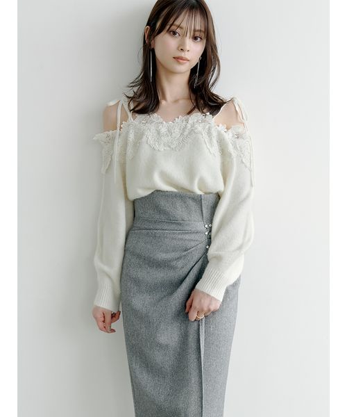 セール 50%OFF】ドレープタイトホックスカート(506687808 セール 50%OFF】ドレープタイトホックスカート(506687808