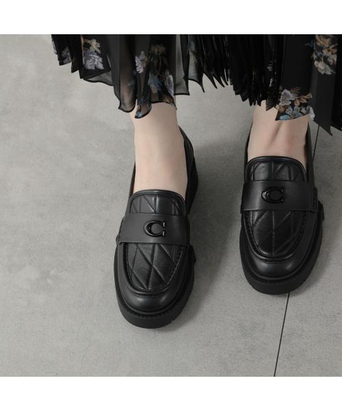 【COACH】 コーチ キルティング Leah リア ローファー セール】COACH ローファー LEAH QUILTED リア CP758(506689361