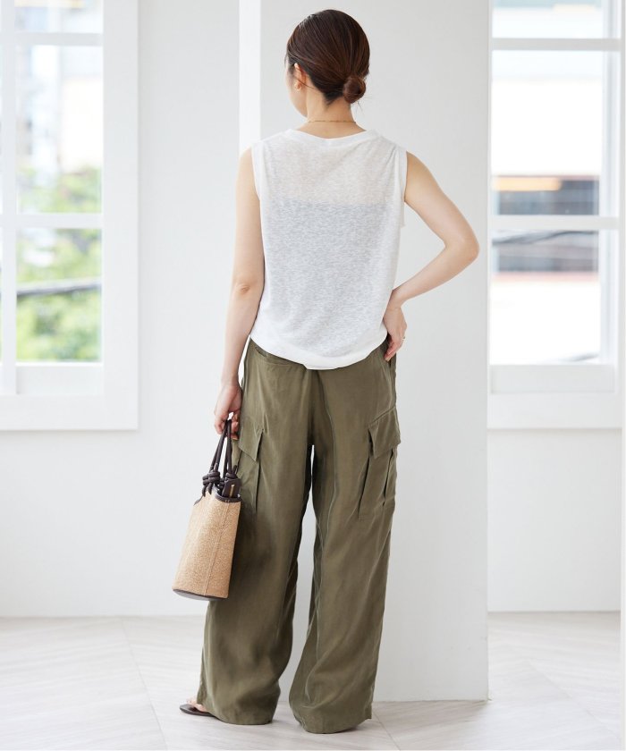 セール 30%OFF】《追加》キュプラ カーゴパンツ(506692416 セール 30%OFF】《追加》キュプラ カーゴパンツ(506692416