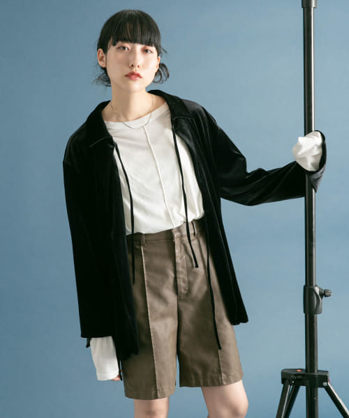 KBF フロントリボンベロアガウン KBF｜フロントリボンベロアガウン | Rakuten Fashion(楽天