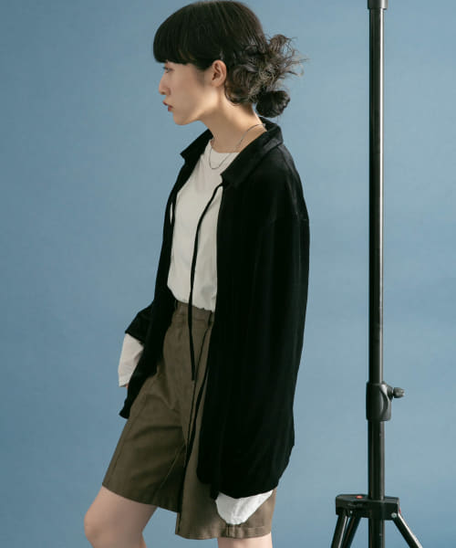 KBF フロントリボンベロアガウン KBF｜フロントリボンベロアガウン | Rakuten Fashion(楽天