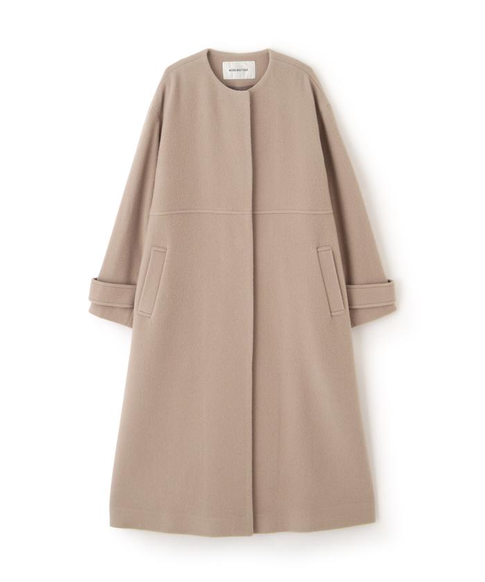 未使用　グリーンレーベルリラクシング　24AW　スタンドカラー　ロングコート 未使用グリーンレーベルリラクシング24AWスタンドカラーロングコート