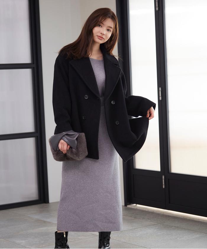 セール】Aラインミドルコート 24AW(506590311) | プロポーション