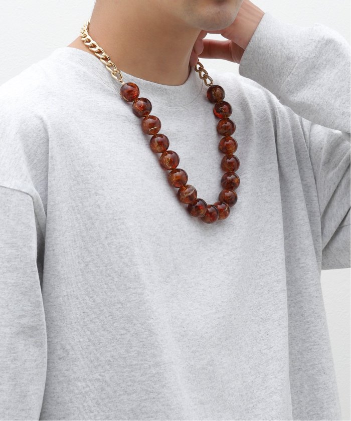 ジョニゾウ様 m's braque デットストックネックレス ラージ 袋付