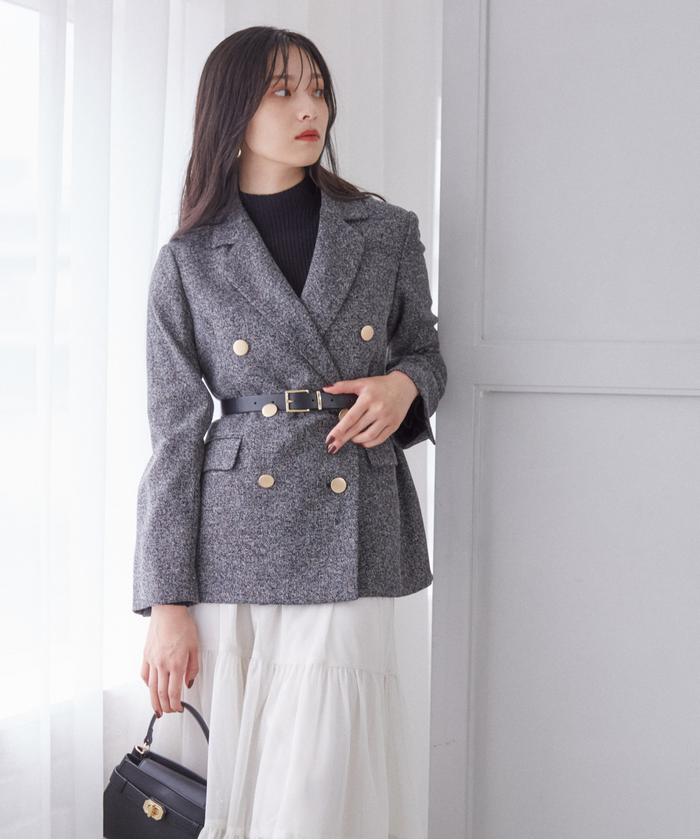 セール 50%OFF】ダブルテーラードジャケット24AW(506697527