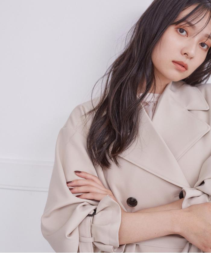 セール 50%OFF】ミディー丈トレンチ24AW(506697529 セール 50%OFF】ミディー丈トレンチ24AW(506697529