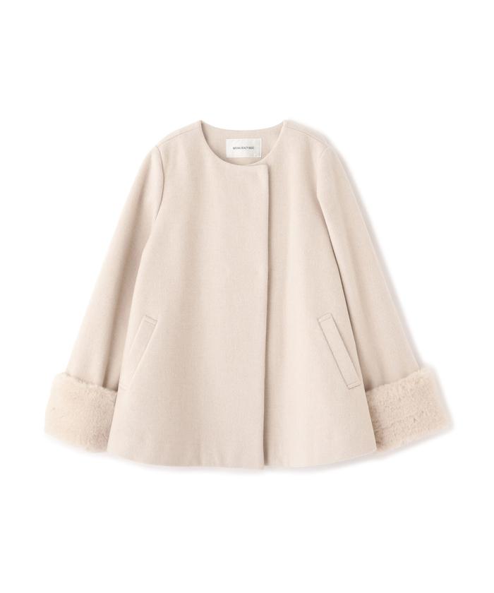 セール】フェイクファースリーブハーフコート 24AW(506514600