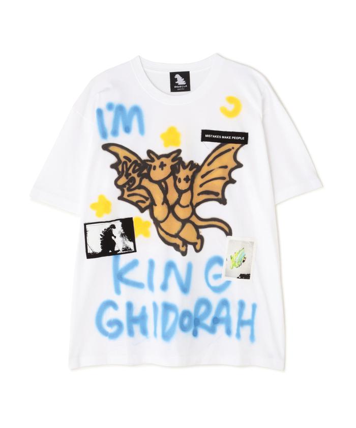 Guernika×Godzilla／ゲルニカ／PRINT T SHIRT／GODZILLA Guernika×Godzilla/ゲルニカ/PAINT T SHIRT/KING GHIDORAH