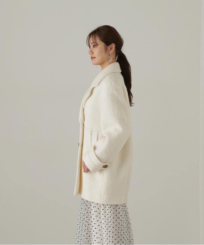 【新品最終値下げ】プロポーションボディドレッシング　コクーンループコート セール】コクーンループコート 24AW(506590310