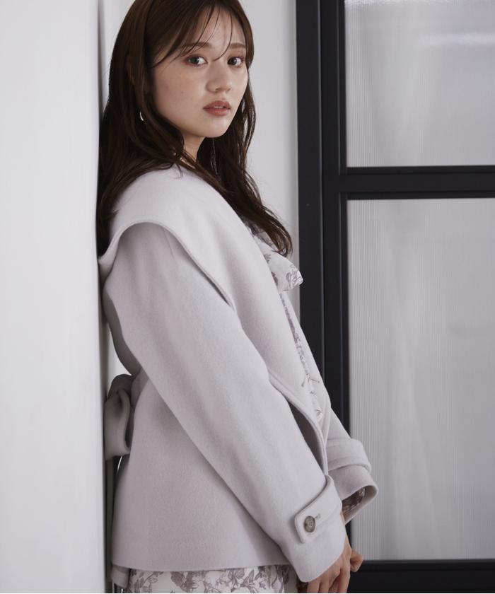セール 50%OFF】ショート丈ガウンコート 24AW(506590315
