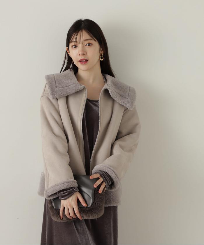 BODY DRESSING Deluxe フォックスファー ダウンコート