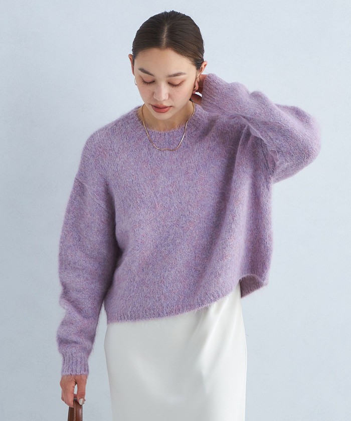 セール46%OFF】［size SHORTあり］アルパカミックス シャギ