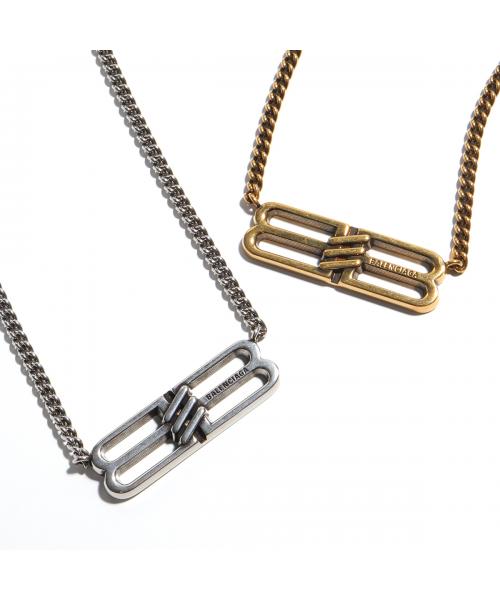 BALENCIAGA ネックレス BB ICON 696223 TZ99I BBロゴ チェーン BALENCIAGA ネックレス BB ICON 696223 TZ99I BBロゴ チェーン