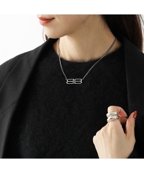 BALENCIAGA ネックレス BB ICON 696223 TZ99I BBロゴ チェーン BALENCIAGA ネックレス BB ICON 696223 TZ99I BBロゴ チェーン