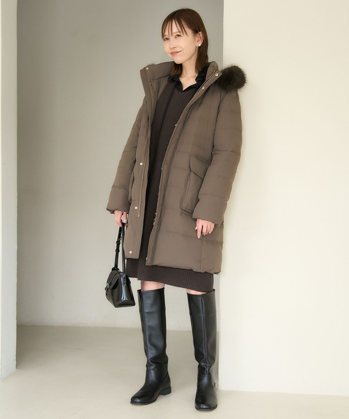 ROPE' PICNIC GREEN DOWN/ファー付きダウンコート ROPE' PICNIC｜GREEN DOWN/ファー付きダウンコート | Rakuten