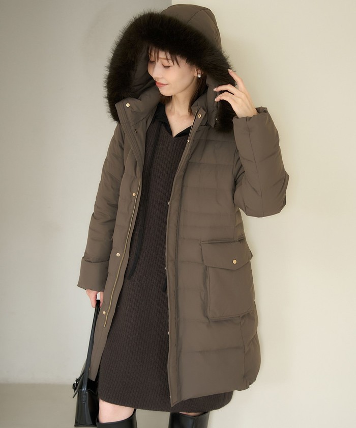 ROPE' PICNIC GREEN DOWN/ファー付きダウンコート ROPE' PICNIC｜GREEN DOWN/ファー付きダウンコート | Rakuten