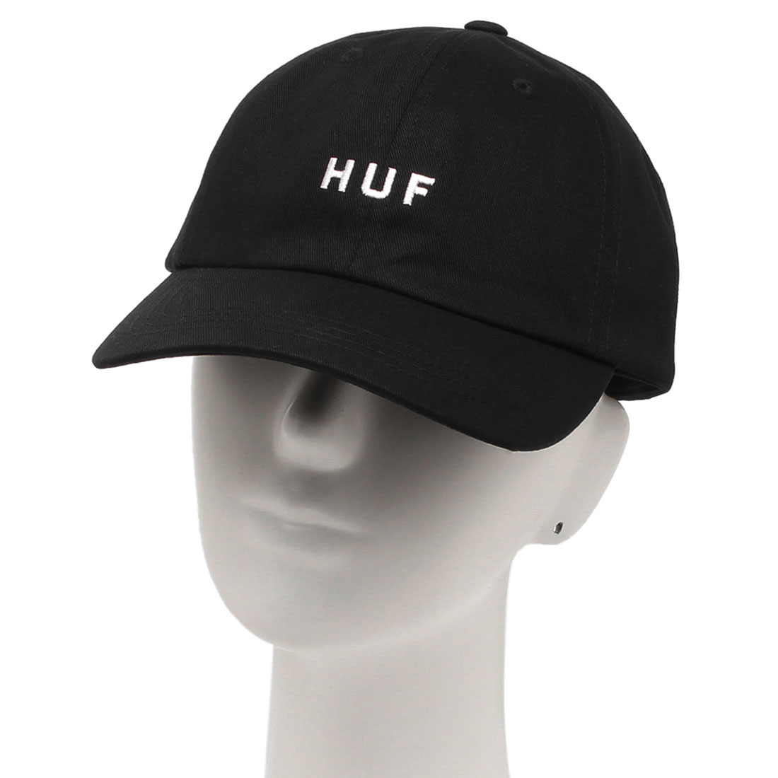 【美品】HUF ハフ キャップ 白黒 HUF ハフ キャップ メンズ レディース 千鳥格子 CLASSIC H