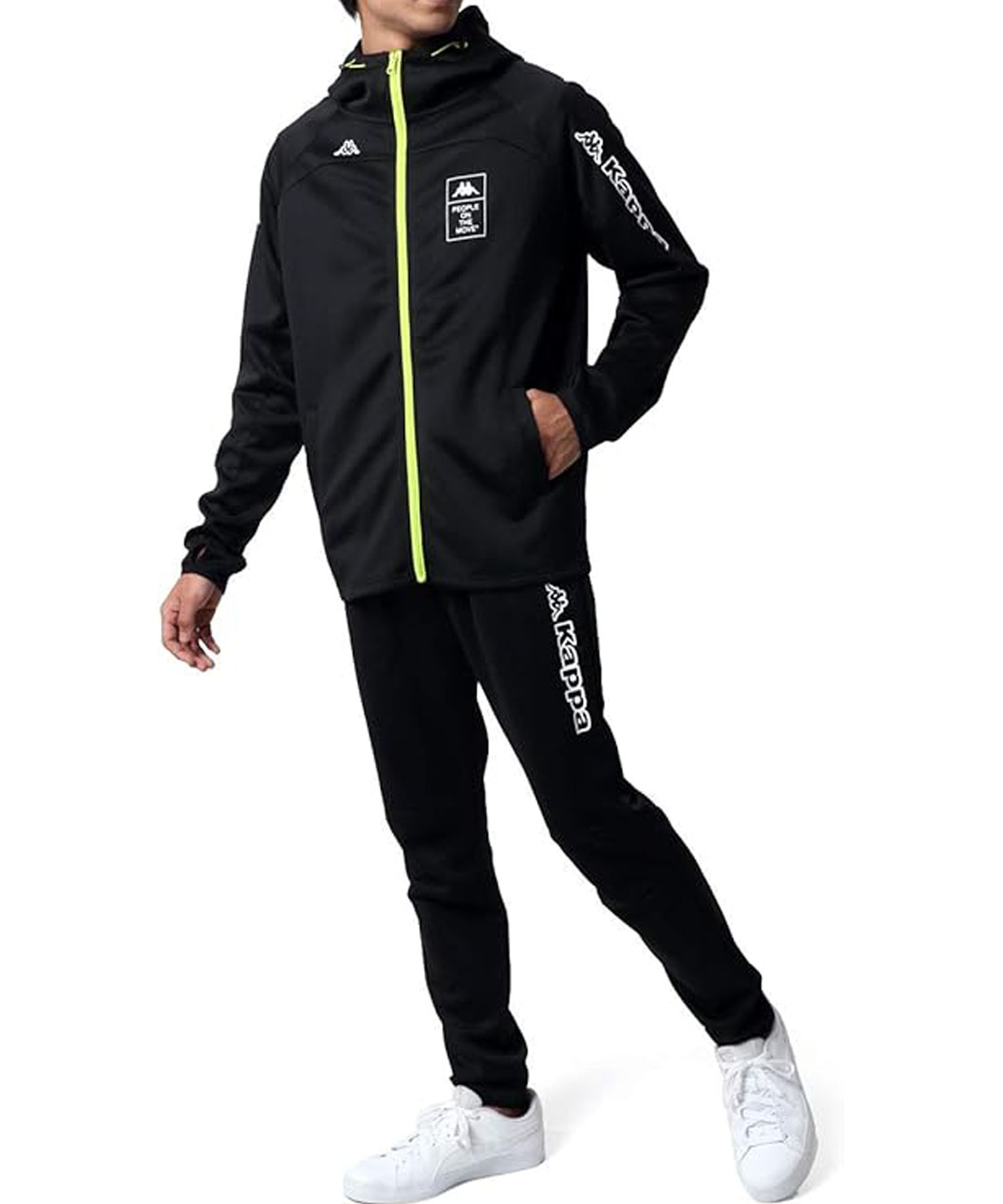 可愛いクリスマスツリーやギフトが！ セール10%OFF】カッパ Kappa 別注 胸切替 ジャージ上下 ウェア