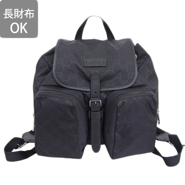 GUCCI グッチ GGシグネチャー ナイロン バックパック リュック GUCCI グッチ GGシグネチャー ナイロン バックパック リュック
