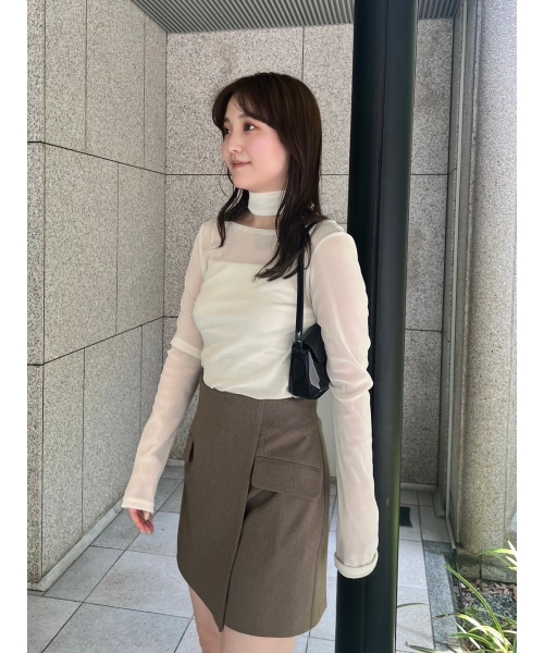 セール 40%OFF】フロッキープリント2wayトップス(506525715 セール 40%OFF】フロッキープリント2wayトップス(506525715