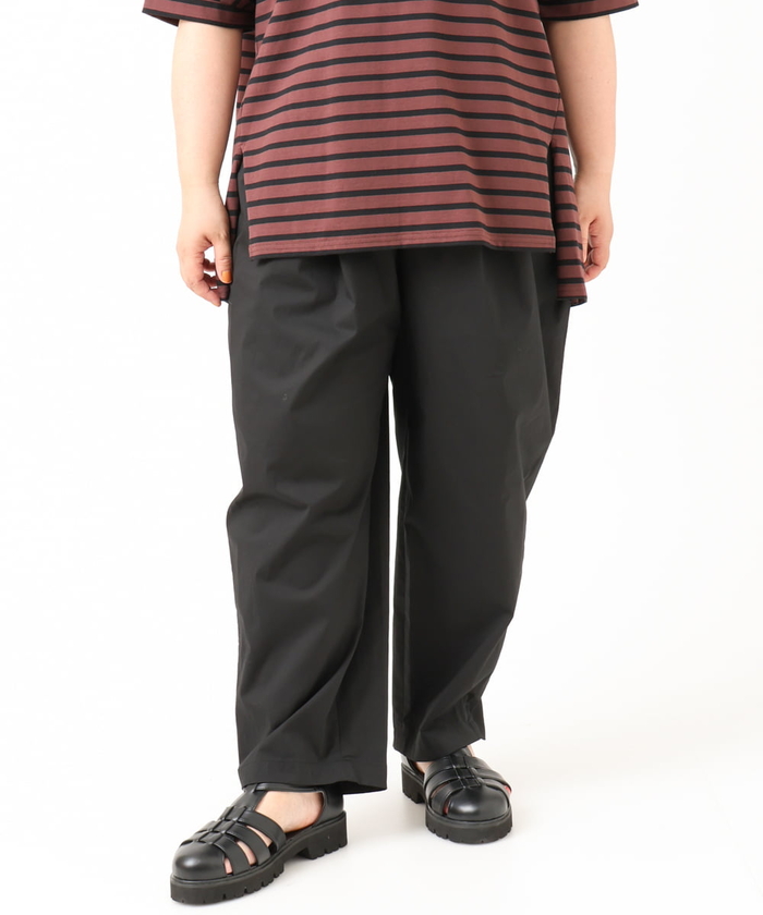 セール 20%OFF】【大きいサイズ】タックパンツ(506730219