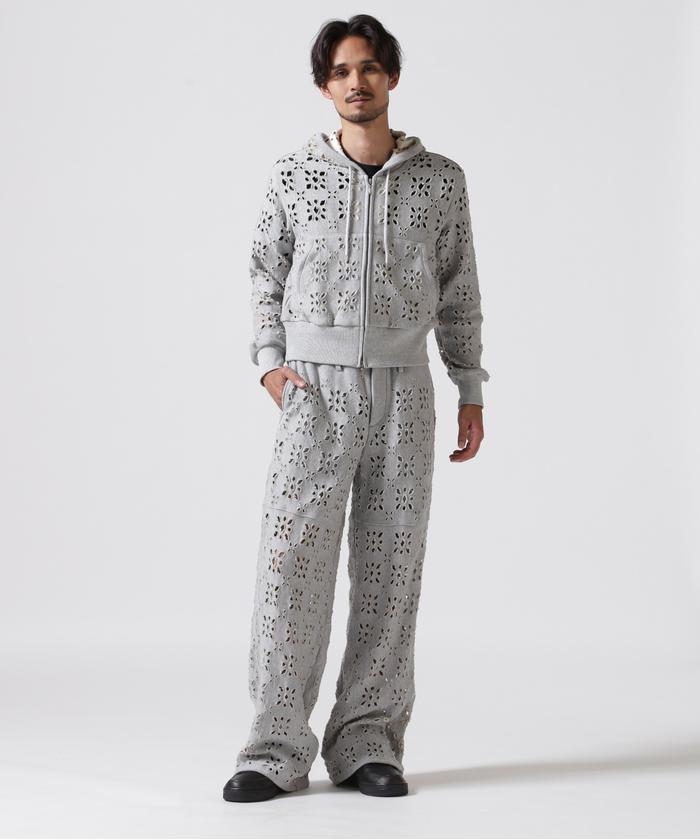 MASU/エムエーエスユー/FLOWER HOLE SWEAT PANTS/MPFW-PT1624 MASU/エムエーエスユー/FLOWER HOLE SWEAT PANTS/MPFW-PT1624