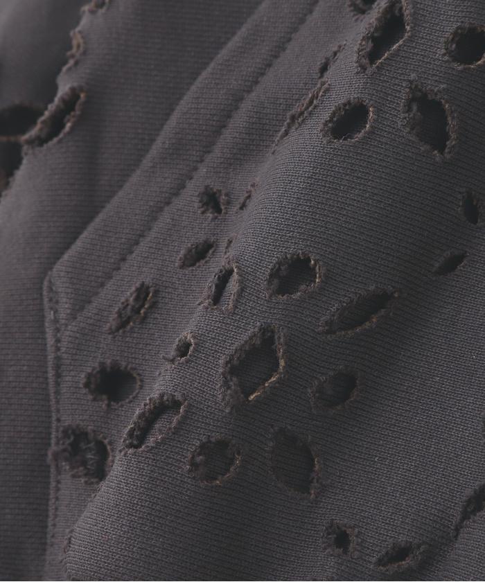 MASU/エムエーエスユー/FLOWER HOLE ZIP－UP SWEAT PARKA/MPFW