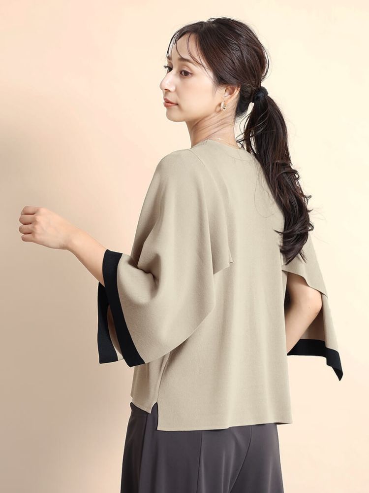 セール】フェンネル FENNEL ドレープスリーブニットトップス(506737463) | フェンネル(FENNEL) - d fashion