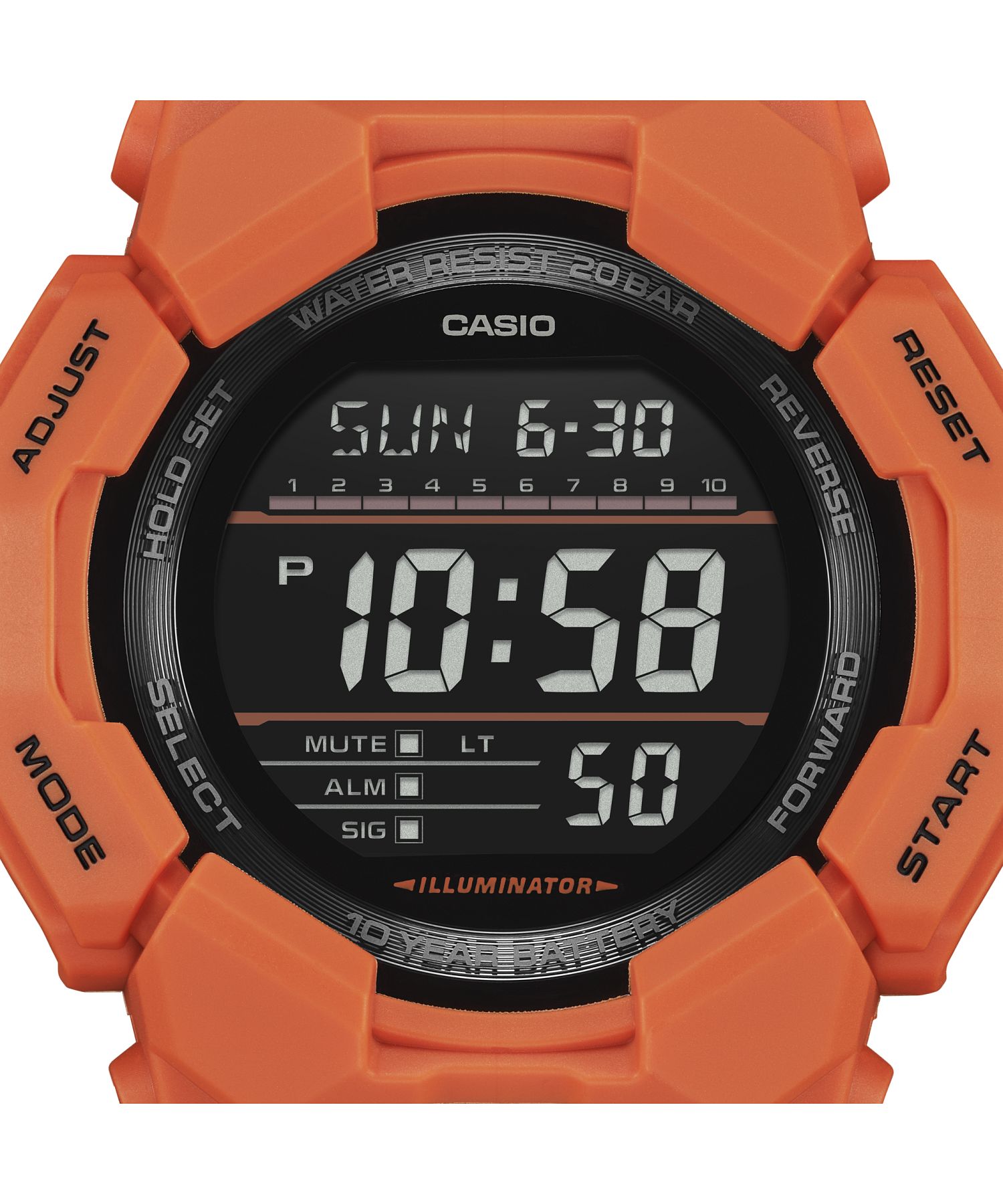 CASIO G-SHOCK AWG-M100SBR-1AJF ソーラー電波腕時計 オレンジ