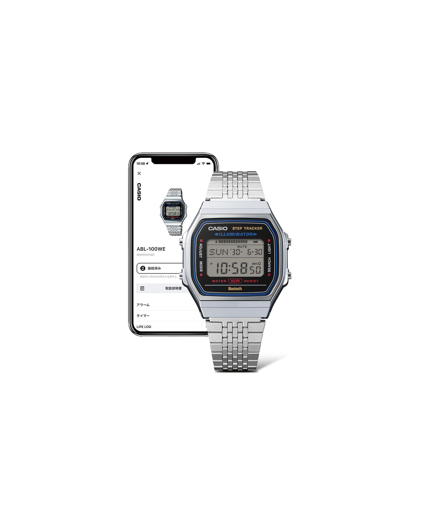 CASIO ABLー100WEー1AJF カシオ CASIO 腕時計 メンズ レディース CASIO ABLー100WEー1AJF カシオ CASIO 腕時計 メンズ レディース