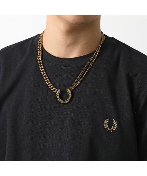 FRED PERRY ネックレス MS4713 DBL CHAIN LAUREL WRTH NECKLACE FRED PERRY ネックレス MS4713 DBL CHAIN LAUREL WRTH NECKLACE
