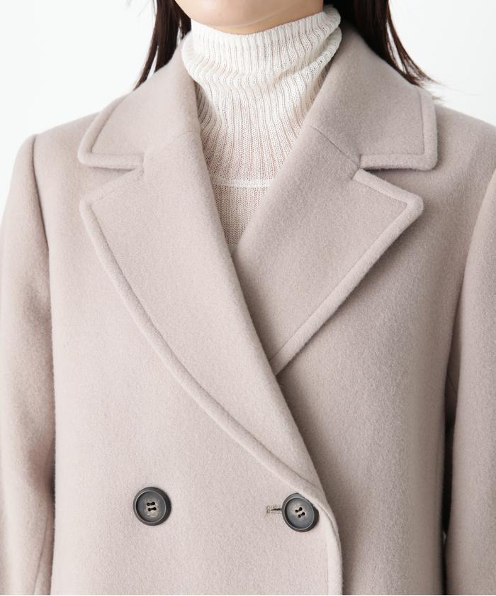 セール】ビッグカラーダブルチェスターコート 24AW(506514591