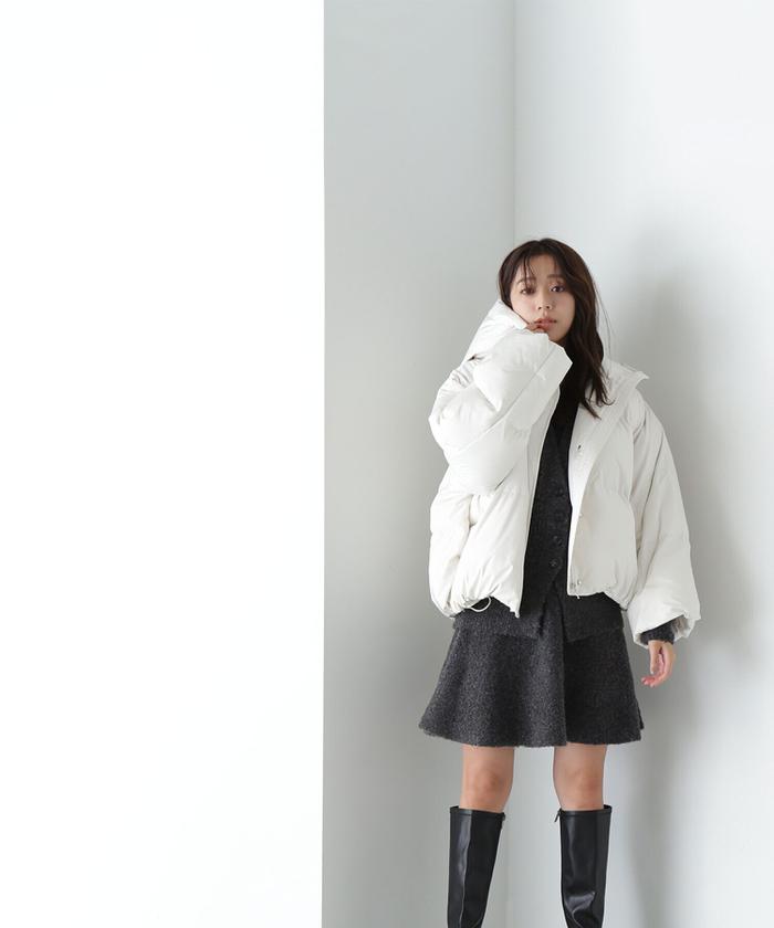 セール】ショートフードダウン 24AW(506514601) | ナチュラル