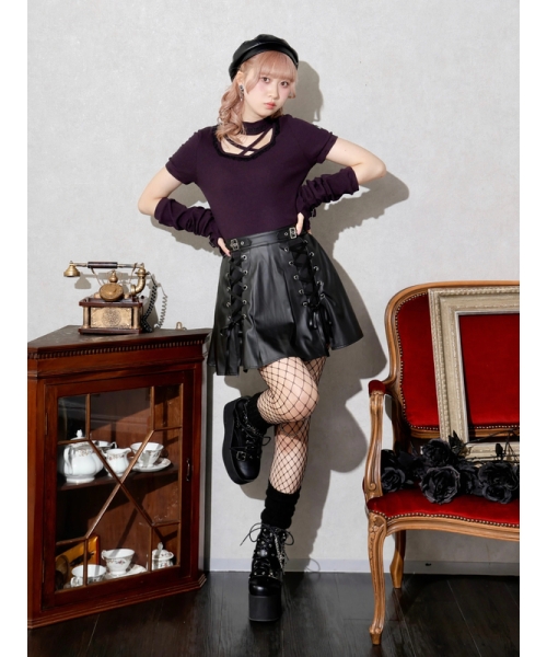 ノエミー NOEMIE 4WAYハートワッペンアームウォーマーカットソー