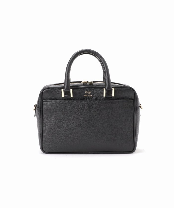 イエナ　Manuel MILANO 別注 レザーバッグ MIDI　ブラック 追加5》Manuel MILANO/マニュエルミラノ 別注 レザーバッグ MIDI
