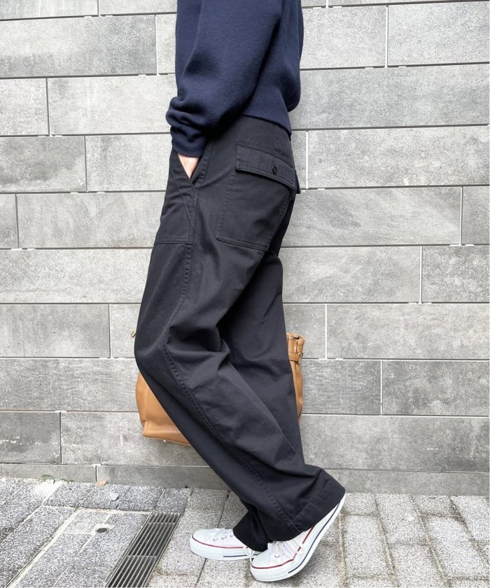 新品 Spick and Span ルーズベイカーパンツ＊カーキ＊38