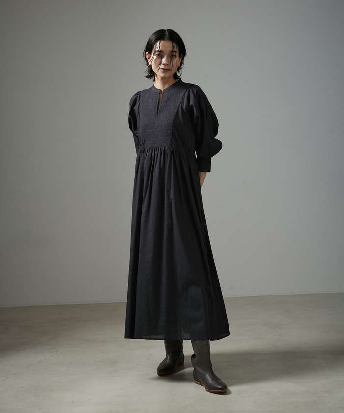 タグ付き新品 【本場 有松絞り】 ワンピース 1064】有松絞り シンプルロング ワンピース - メルカリ