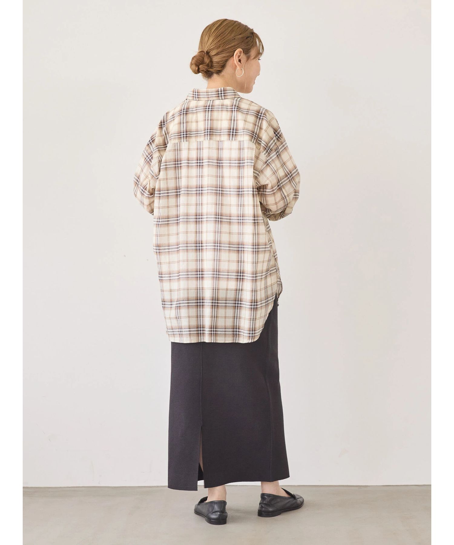 美品　Americana ポンチョシャツアウター 美品Americana ポンチョシャツアウター