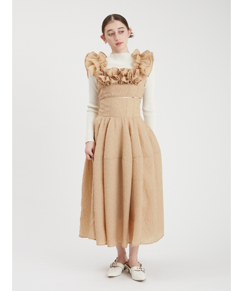セール 50%OFF】レイヤードニットセットワンピース(506766368