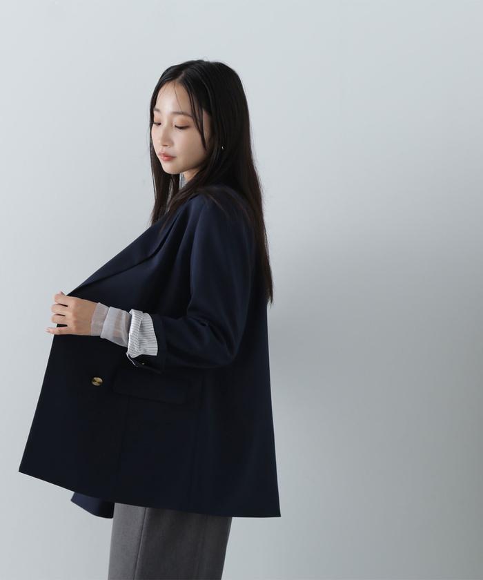 ダブルブレストボクシージャケット 24AW(506514602 ダブルブレストボクシージャケット 24AW(506514602