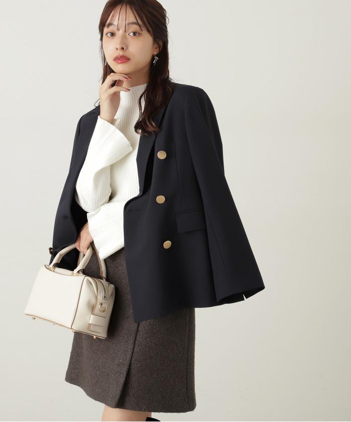 セール 50%OFF】ダブルテーラードジャケット24AW(506697527 セール 50%OFF】ダブルテーラードジャケット24AW(506697527