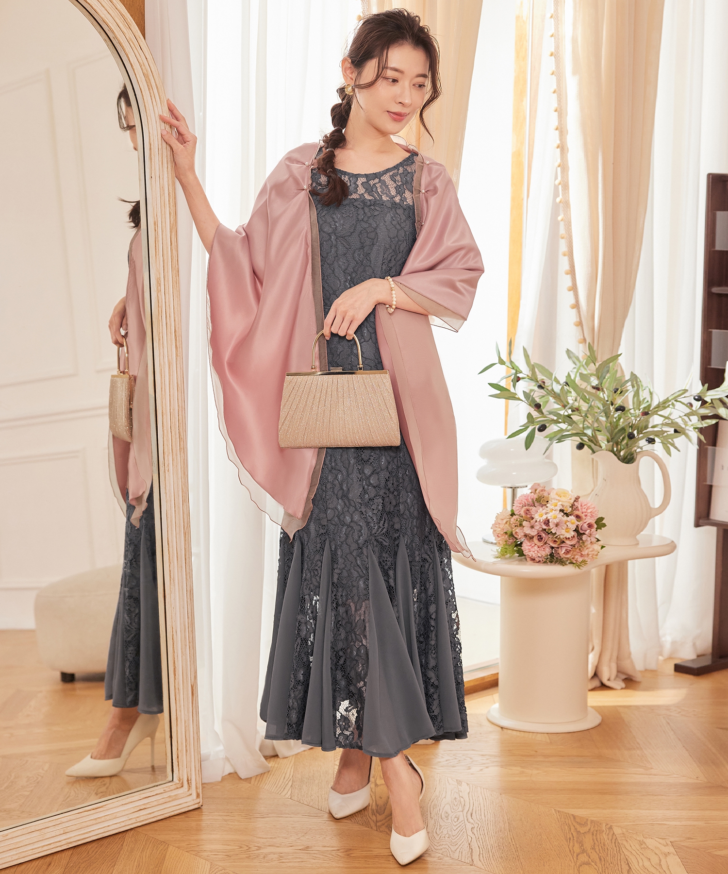 ドレスプラス DRESS+ ストール ショール オーガンジー(506749368