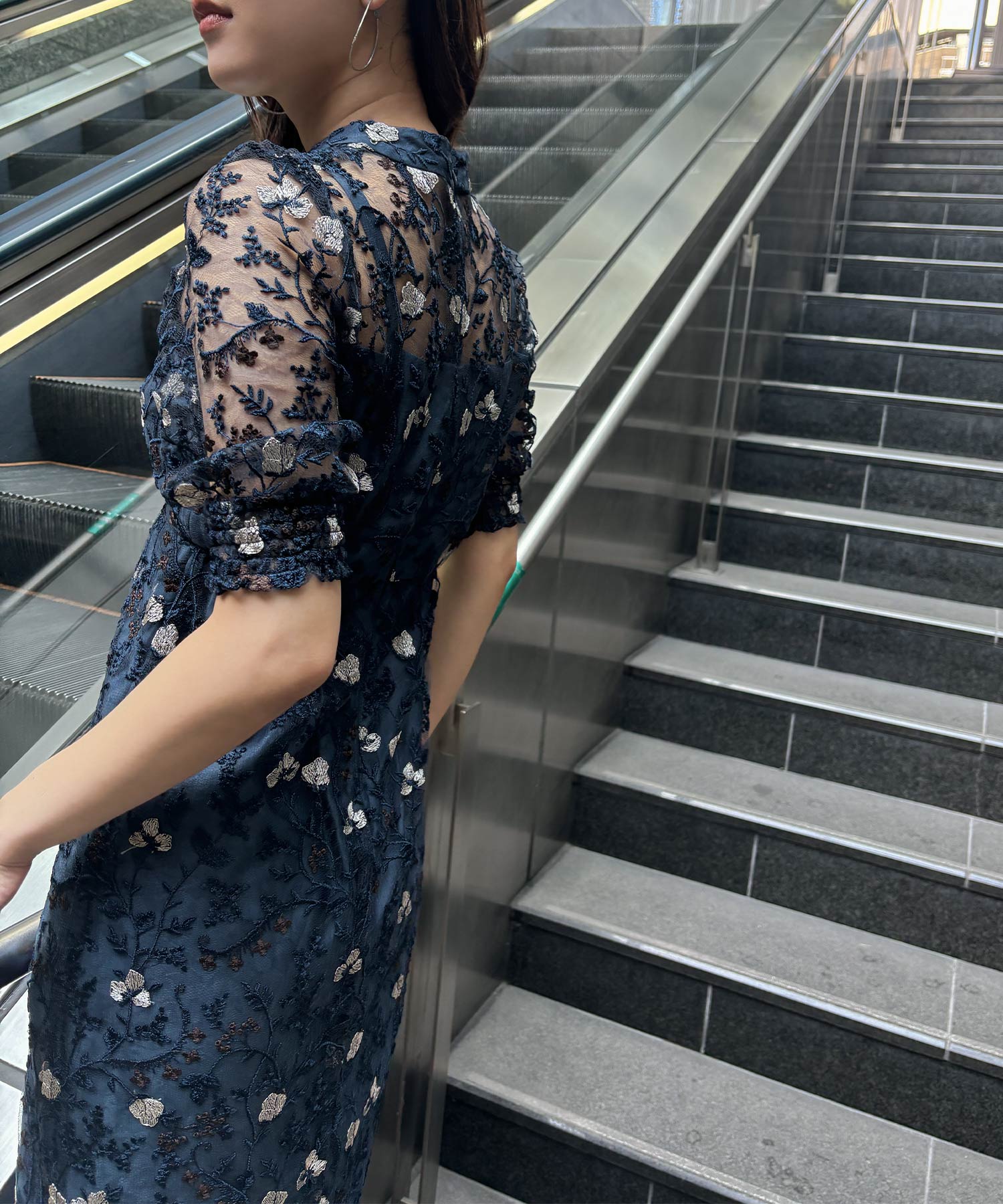 aity オケージョンドレス 二次会ドレス アイティ aity アンティーク刺繍レースドレス 結婚式 パーティー