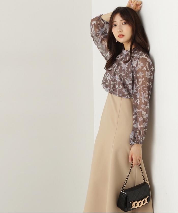 セール】フラワードッキングワンピース24AW(506770420