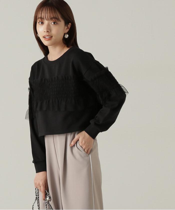 セール】チュールギャザースウェット 24AW(506770431