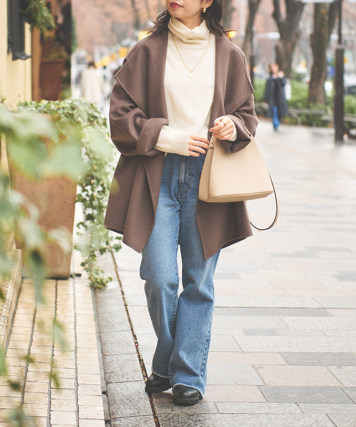 クーポン】【セール 50%OFF】【RIVE DROITE】ショールカラー クーポン】【セール 50%OFF】【RIVE DROITE】ショールカラー