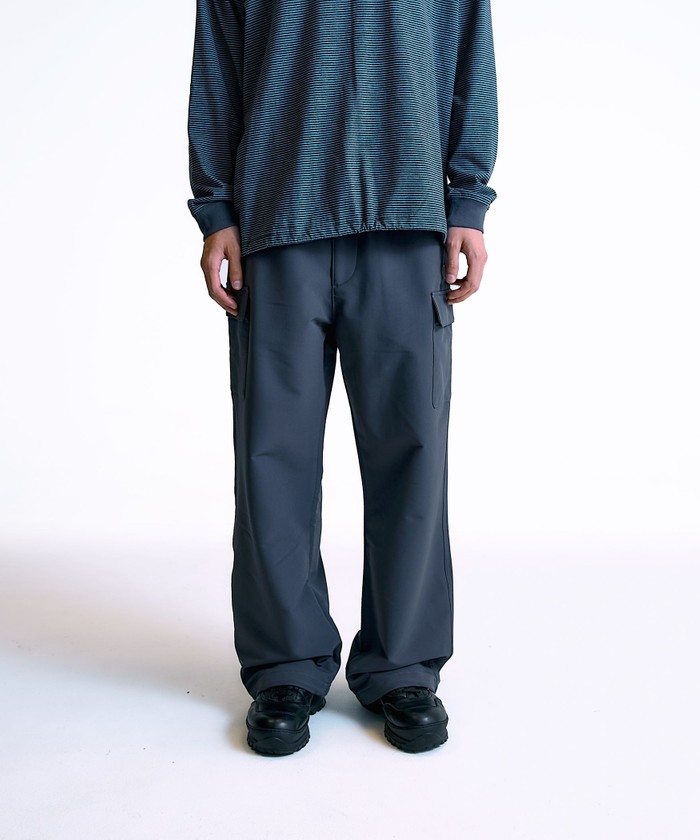 CTHY ウールライクセンターシームサルエルパンツ ブラック M CTHY ウールライクセンターシームサルエルパンツ ブラック M