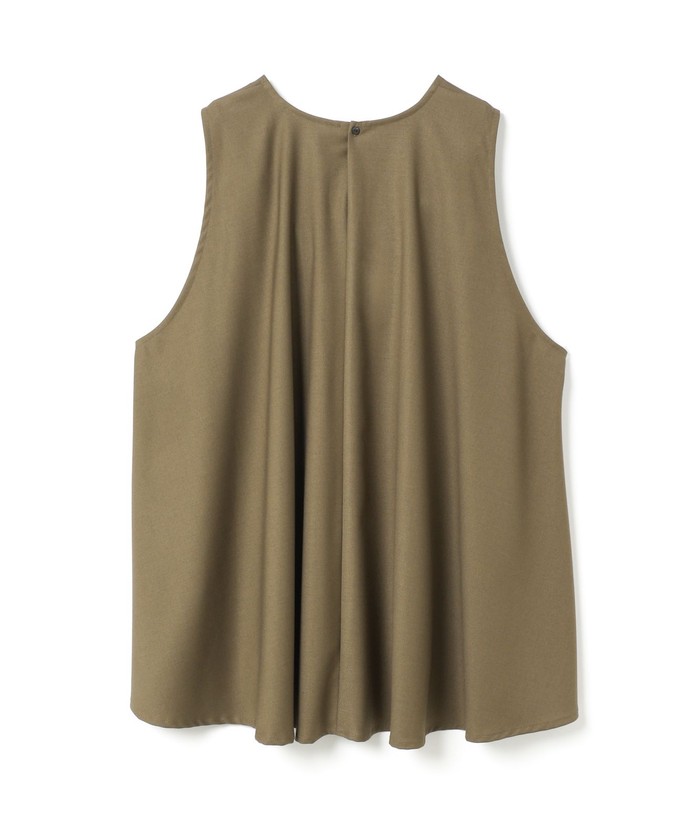 大人気 セール 30%OFF】mizuiro ind クルーネックフレアベスト トップス