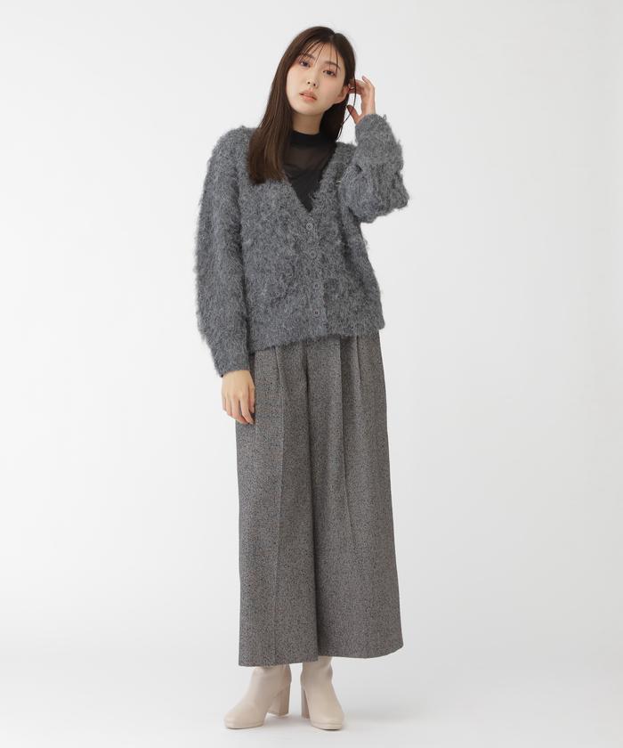ブローチ付きエアリーニット セール55%OFF】ブローチ付きエアリーニット(506269707) | ジル