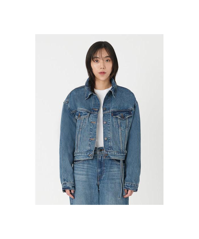 SHRUNKEN 90S トラッカージャケット ミディアムインディゴ LOW Levi's デニムジャケット gジャン Levi's/リーバイス SHRUNKEN